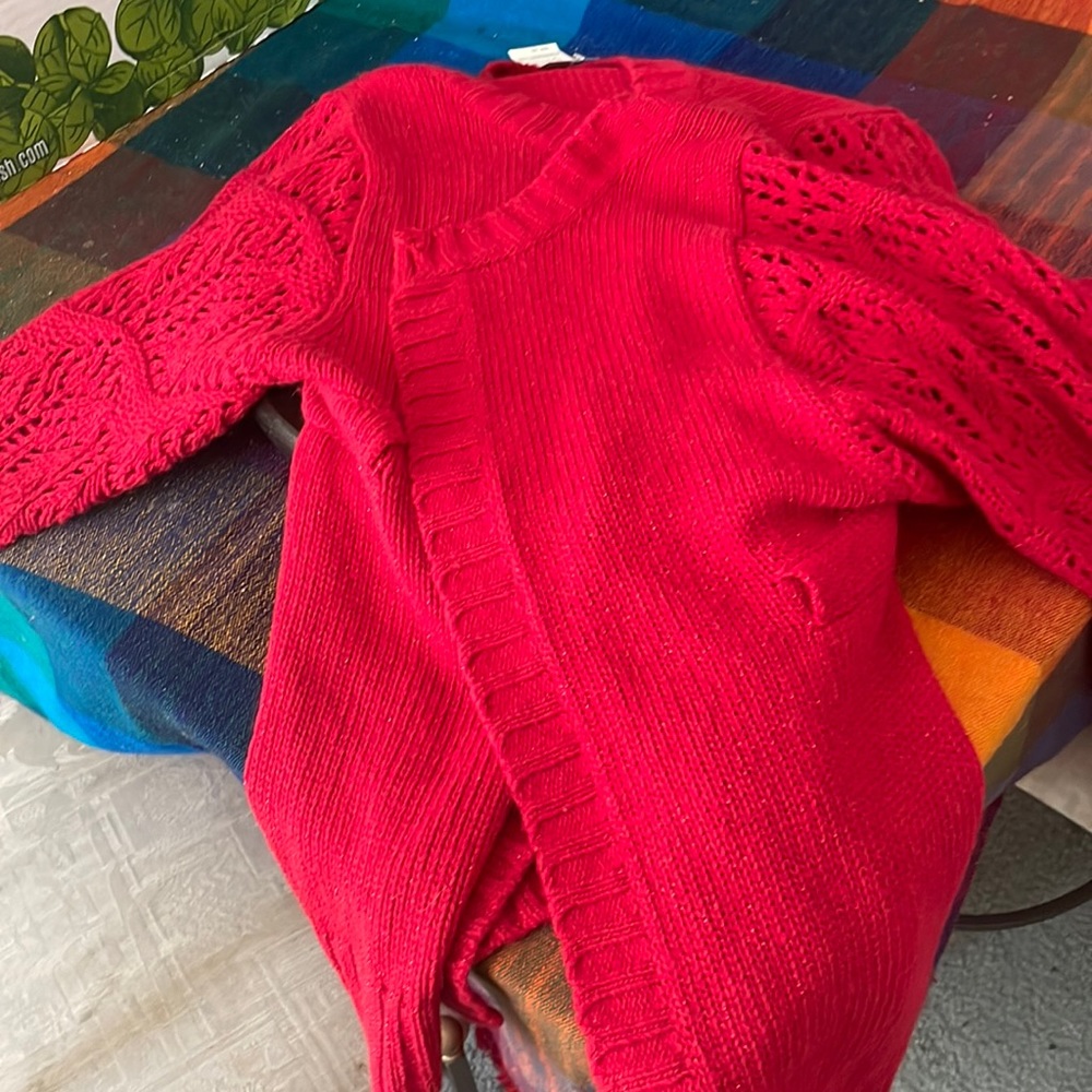 Red sweater